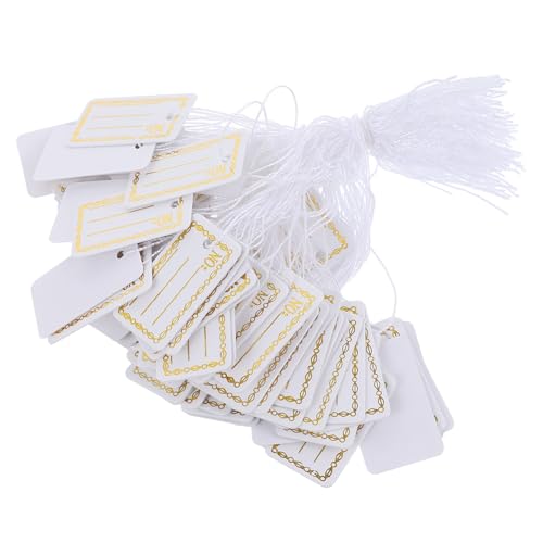 GRADENEVE 500 Stück Weinetiketten mit Schnur Beschreibbare Papieranhänger für Weinflaschen Langlebige Preisschilder und Notiztags für Schmuck und Geschenke Handschriftlich Verwendbar GRADENEVE 500 Stück Weinetiketten mit Schnur Beschreibbare Papieranhänger für Weinflaschen Langlebige Preisschilder und Notiztags für Schmuck und Geschenke Handschriftlich Verwendbar von GRADENEVE