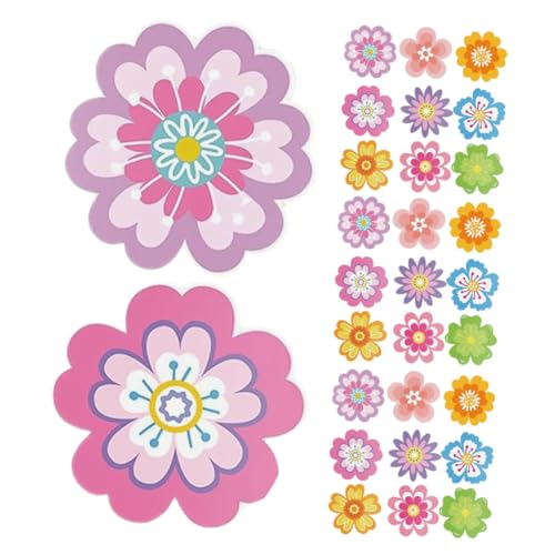 GRADENEVE 54 Stück Teiliges Bulletin Board Dekorationsset mit Doppelseitigen Farbenfrohen Blumen-papierausschnitten aus Stabilem Karton Inklusive Selbstklebender Punkte für Kreative Schul GRADENEVE 54 Stück Teiliges Bulletin Board Dekorationsset mit Doppelseitigen Farbenfrohen Blumen-papierausschnitten aus Stabilem Karton Inklusive Selbstklebender Punkte für Kreative Schul von GRADENEVE