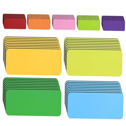 GRADENEVE 54 Stück Teiliges Set Magnetische Beschriftbare Namensschilder Wiederverwendbare Etiketten für Schule Büro Küche Whiteboards und Kühlschränke von GRADENEVE