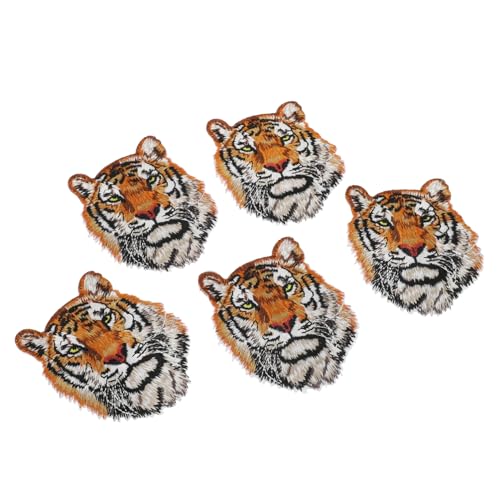 GRADENEVE 5Stücke Tigerkopf Aufnäher Bügel Patches für Kreative Kleidung DIY Dekoration und Reparatur für Jacken Taschen und Mehr GRADENEVE 5Stücke Tigerkopf Aufnäher Bügel Patches für Kreative Kleidung DIY Dekoration und Reparatur für Jacken Taschen und Mehr von GRADENEVE