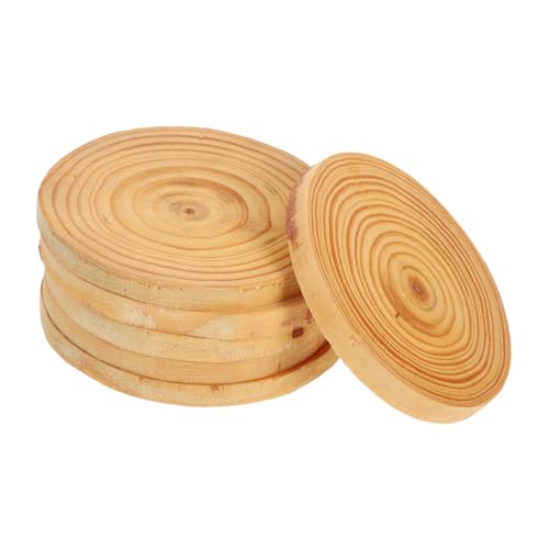 GRADENEVE 6 Kleine Unfertige Untersetzer Holzscheiben Zum Basteln – Natürliche Holzuntersetzer Zum Bemalen – Rustikale Heimdekoration 109 X 11 Cm GRADENEVE 6 Kleine Unfertige Untersetzer Holzscheiben Zum Basteln – Natürliche Holzuntersetzer Zum Bemalen – Rustikale Heimdekoration 109 X 11 Cm von GRADENEVE