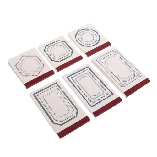 GRADENEVE Notizpapier für Den Haushalt 6er-pack Vintage-notizblock Kompakte Notizblöcke Planer für Den Täglichen Gebrauch Notizblock Bürozubehör GRADENEVE Notizpapier für Den Haushalt 6er-pack Vintage-notizblock Kompakte Notizblöcke Planer für Den Täglichen Gebrauch Notizblock Bürozubehör von GRADENEVE