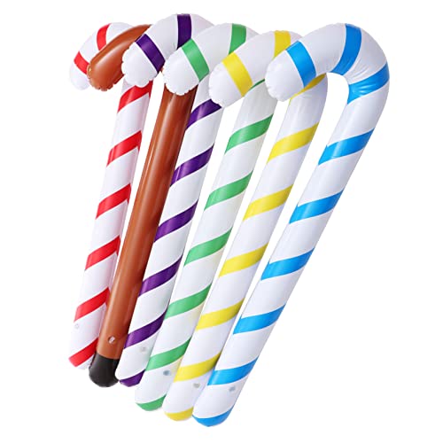 GRADENEVE Aufblasbare Zuckerstangen-dekorationen 6er-pack für Kostüme Weihnachtsdekorationen für Partys GRADENEVE Aufblasbare Zuckerstangen-dekorationen 6er-pack für Kostüme Weihnachtsdekorationen für Partys von GRADENEVE