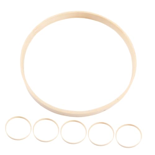 GRADENEVE 6 Stück Bambus Ringe für DIY Hochzeitskranz Makramee Wandbehang Basteln Glatte Oberfläche Vielseitig Einsetzbar Eleganter Schmuck für Familienprojekte GRADENEVE 6 Stück Bambus Ringe für DIY Hochzeitskranz Makramee Wandbehang Basteln Glatte Oberfläche Vielseitig Einsetzbar Eleganter Schmuck für Familienprojekte von GRADENEVE