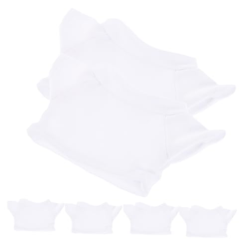 GRADENEVE 6 Stück Teiliges Puppenkleidungs aus Weichem Baumwollstoff Niedliches Bären T Shirt Langlebige Farbechte Kleidung Geeignet für Kleine Puppen und Kuscheltiere von GRADENEVE