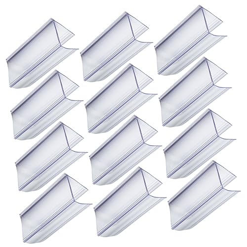 GRADENEVE 60 Stk Regaletikettenhalter Stichworte Etikettenhalter aus Drahtregal Poster Regalbeschriftung Regalmarkierung transparente Aufkleber Korb Preishalter Schilderhalter steht Haustier von GRADENEVE