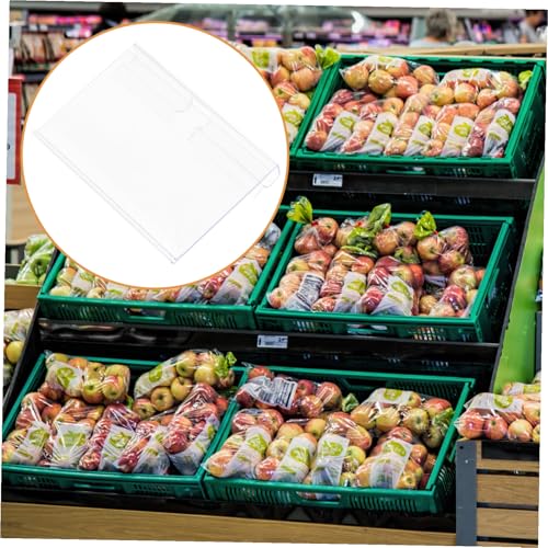 GRADENEVE 60 Stück Preisschildhalter Transparent Robuste Kunststoff Etikettenhalter für Supermärkte Obst Gemüse Ladendisplay Vielseitig Einsetzbar Rutschfest Stabil GRADENEVE 60 Stück Preisschildhalter Transparent Robuste Kunststoff Etikettenhalter für Supermärkte Obst Gemüse Ladendisplay Vielseitig Einsetzbar Rutschfest Stabil von GRADENEVE