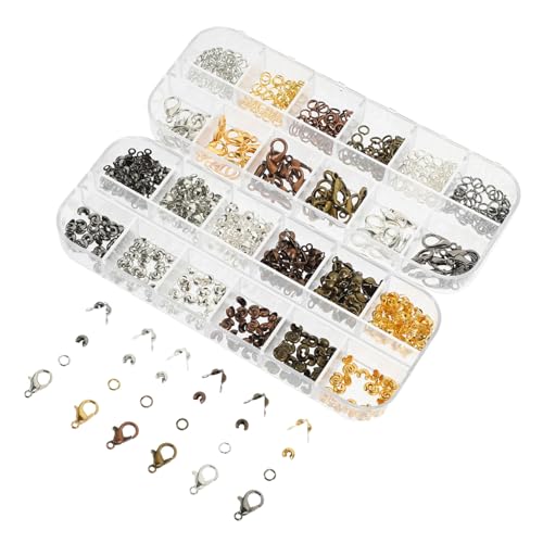 GRADENEVE 782 Stück Teiliges Schmuckzubehör mit Farben DIY Kettenverschluss Bunte Lobster Clasps Offene Biegeringe und Quetschperlen Vielseitig für Halsketten Armbänder und Anhänger GRADENEVE 782 Stück Teiliges Schmuckzubehör mit Farben DIY Kettenverschluss Bunte Lobster Clasps Offene Biegeringe und Quetschperlen Vielseitig für Halsketten Armbänder und Anhänger von GRADENEVE