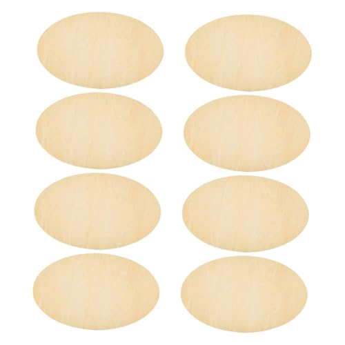GRADENEVE 8 Stück Teiliges Unbemalte Holz ovale für DIY Dekoration und Malprojekte Robuste Holzscheiben zum Basteln und Heimdekor Natürliche Holzstücke für Kreative Holzarbeiten GRADENEVE 8 Stück Teiliges Unbemalte Holz ovale für DIY Dekoration und Malprojekte Robuste Holzscheiben zum Basteln und Heimdekor Natürliche Holzstücke für Kreative Holzarbeiten von GRADENEVE