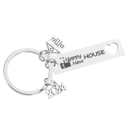 GRADENEVE Edelstahl Schlüsselanhänger Haus Einweihungsgeschenk Kreative Tasche Anhänger Dekoratives für Rucksack Handtasche Multifunktional und Langlebig Glatte Oberfläche Praktische GRADENEVE Edelstahl Schlüsselanhänger Haus Einweihungsgeschenk Kreative Tasche Anhänger Dekoratives für Rucksack Handtasche Multifunktional und Langlebig Glatte Oberfläche Praktische von GRADENEVE