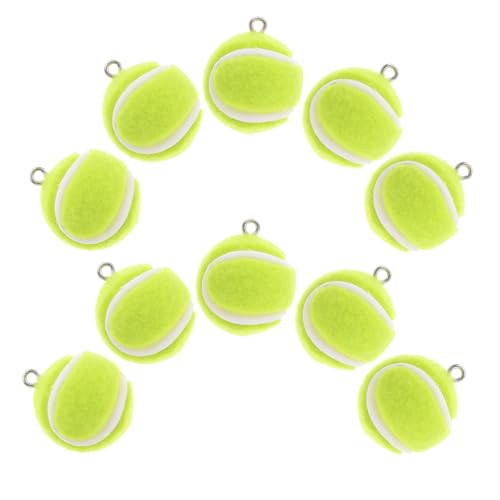 GRADENEVE 10stücke Mini Tennis Ball Charms Schlüsselanhänger Anhänger Für DIY Schmuckherstellung Für Schlüsselanhänger Armbänder Und Bastelprojekte Sport-Thema GRADENEVE 10stücke Mini Tennis Ball Charms Schlüsselanhänger Anhänger Für DIY Schmuckherstellung Für Schlüsselanhänger Armbänder Und Bastelprojekte Sport-Thema von GRADENEVE