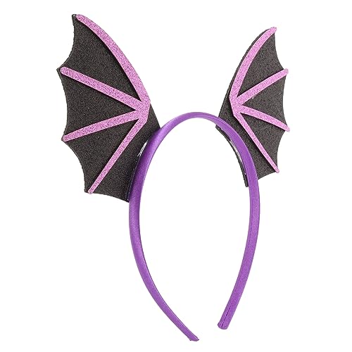 GRADENEVE Fledermaus Stirnband Fledermäuse Halloween Kopfbedeckung Fledermausflügel Haar Teufel Halloween Stirnbänder Dämonen Stirnband Festival Haar Accessoires Kostüm Große GRADENEVE Fledermaus Stirnband Fledermäuse Halloween Kopfbedeckung Fledermausflügel Haar Teufel Halloween Stirnbänder Dämonen Stirnband Festival Haar Accessoires Kostüm Große von GRADENEVE