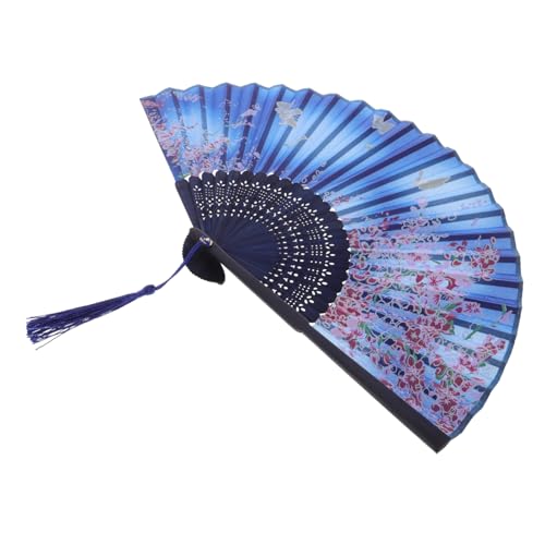 GRADENEVE Handgefertigter Chinesischer Faltfächer Retro Tassel Fan Klassischer Faltbarer Tanzfächer Leicht und Kompakt für Sommer Reisen und Dekoration von GRADENEVE