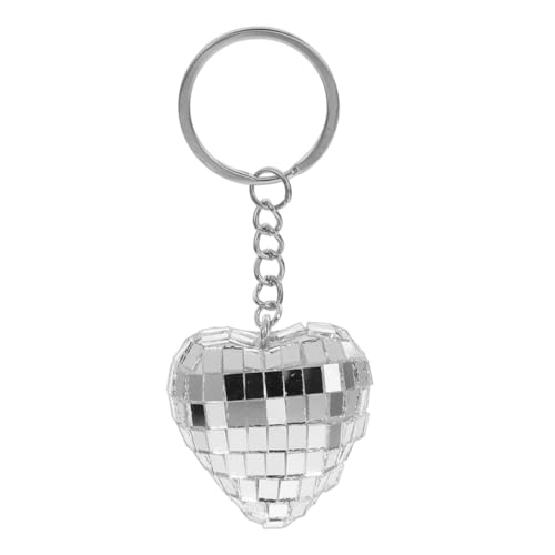 GRADENEVE Herzförmiger Disco Kugel Schlüsselanhänger Spiegelball Anhänger für Taschen Bachelorette Party Mitgebsel Retro Partydeko Geschenk GRADENEVE Herzförmiger Disco Kugel Schlüsselanhänger Spiegelball Anhänger für Taschen Bachelorette Party Mitgebsel Retro Partydeko Geschenk von GRADENEVE