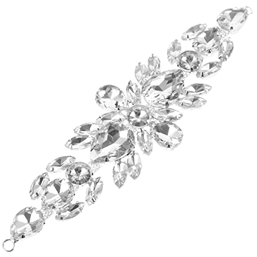 GRADENEVE Hochwertige Wasserfall Strassapplikation für Hochzeitskleider Schuhe und Taschen Glitzerdekoration für DIY Projekte und Brautmode für Hochzeiten und Festliche Anlässe GRADENEVE Hochwertige Wasserfall Strassapplikation für Hochzeitskleider Schuhe und Taschen Glitzerdekoration für DIY Projekte und Brautmode für Hochzeiten und Festliche Anlässe von GRADENEVE