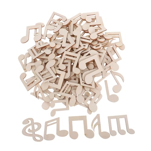 GRADENEVE Holz Musiknoten DIY Bastelset Unfertige Holzstücke Unbemalt Für Malen Kunst Dekoration Holzspielzeug Künstlerisches Handwerk GRADENEVE Holz Musiknoten DIY Bastelset Unfertige Holzstücke Unbemalt Für Malen Kunst Dekoration Holzspielzeug Künstlerisches Handwerk von GRADENEVE