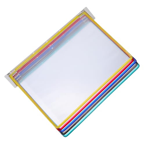 GRADENEVE Lagiger Hängender Wand Organizer für Dokumente Magazinhalter mit Modernem Design Stabiler Wandbefestigung Platzsparend für Büro Besprechungsraum und Räume von GRADENEVE