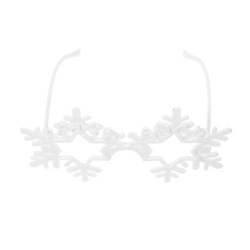 GRADENEVE Rahmenlose Schneeflockenbrille Hohle Brille Partyaccessoire für Winterfest Fotoshooting Unisex Chic Brille Langlebig und Leicht Kombinierbar GRADENEVE Rahmenlose Schneeflockenbrille Hohle Brille Partyaccessoire für Winterfest Fotoshooting Unisex Chic Brille Langlebig und Leicht Kombinierbar von GRADENEVE