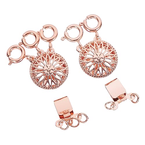 GRADENEVE Rose Multi Halskette Layering Verschluss Halskette Kupfer Schnallen Schmuck Verbinder Für Schmuck Konverter von GRADENEVE
