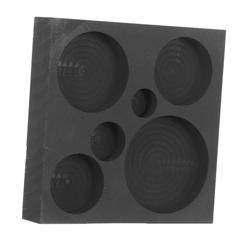 GRADENEVE Rundliche Graphit Ingotschmelzform Hochtemperaturbeständig für Metallraffination Gold Silber Kupfer Aluminium Messing mit Glatter Oberfläche und Innovativem Ölrillen Design GRADENEVE Rundliche Graphit Ingotschmelzform Hochtemperaturbeständig für Metallraffination Gold Silber Kupfer Aluminium Messing mit Glatter Oberfläche und Innovativem Ölrillen Design von GRADENEVE