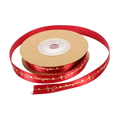 GRADENEVE Schimmerndes Polyester Geschenkband mit Buchstaben Langlebiges Bastelband für DIY Geschenkschleifen Partydekorationen Valentinstag Hochzeit Weihnachten Vielseitiges GRADENEVE Schimmerndes Polyester Geschenkband mit Buchstaben Langlebiges Bastelband für DIY Geschenkschleifen Partydekorationen Valentinstag Hochzeit Weihnachten Vielseitiges von GRADENEVE