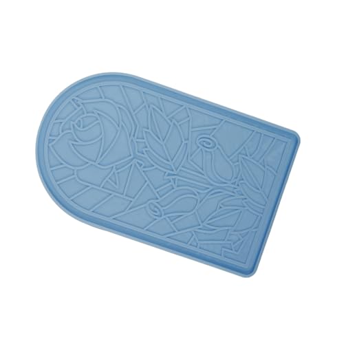 GRADENEVE Silikonform Gießform für Wanddekoration DIY Muster Gießform Flexible Langlebige Silikonform Antihaftbeschichtet für Epoxidharz und Bastelprojekte Teilig Lakeblau von GRADENEVE