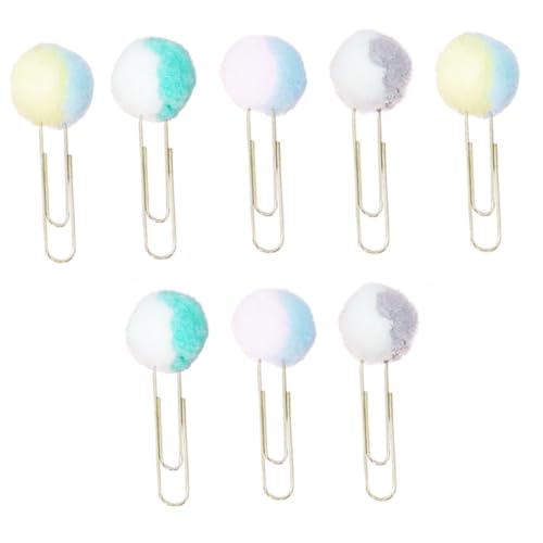 GRADENEVE Teiliges Bunte Büroklammern mit Doppelfarbigem Plüschball Große Dekorative für Scrapbooking Vintage Zubehör Handfreundlich Poliert Kreative und Einzigartige Zufällige Farbe GRADENEVE Teiliges Bunte Büroklammern mit Doppelfarbigem Plüschball Große Dekorative für Scrapbooking Vintage Zubehör Handfreundlich Poliert Kreative und Einzigartige Zufällige Farbe von GRADENEVE