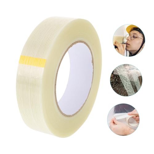 GRADENEVE Transparentes Faser strapping klebeband Verstärktes Packband mit Hoher Selbstklebekraft Abrieb Feuchtigkeitsbeständig Vielseitig Einsetzbar für Verpackung und Fixierung GRADENEVE Transparentes Faser strapping klebeband Verstärktes Packband mit Hoher Selbstklebekraft Abrieb Feuchtigkeitsbeständig Vielseitig Einsetzbar für Verpackung und Fixierung von GRADENEVE
