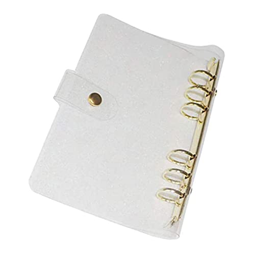 GRADENEVE Transparentes PVC Ringbuch mit Glitzereffekt Nachfüllbarer Binder für Notizbücher Tagebücher und Reisejournale Leichtes Rutschfestes Büro und Schulzubehör Schmutzabweisender GRADENEVE Transparentes PVC Ringbuch mit Glitzereffekt Nachfüllbarer Binder für Notizbücher Tagebücher und Reisejournale Leichtes Rutschfestes Büro und Schulzubehör Schmutzabweisender von GRADENEVE