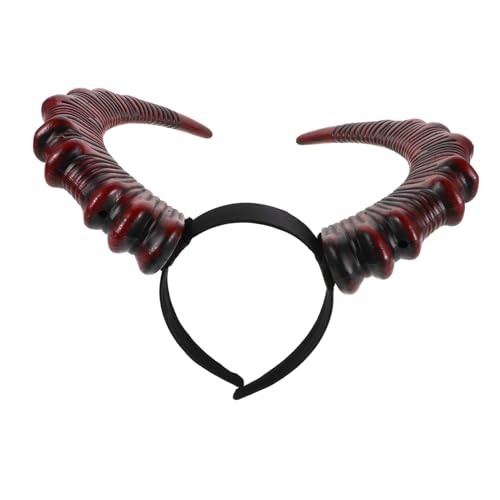 GRADENEVE Unisex Haarreif mit Teufelshörnern aus Ziegenhorn Leichtes Halloween Kostümzubehör für Cosplay Party Karneval Foto Requisiten Geeignet für Altersgruppen und Themenoutfits GRADENEVE Unisex Haarreif mit Teufelshörnern aus Ziegenhorn Leichtes Halloween Kostümzubehör für Cosplay Party Karneval Foto Requisiten Geeignet für Altersgruppen und Themenoutfits von GRADENEVE
