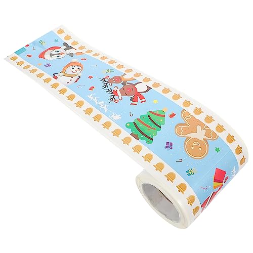 GRADENEVE Weihnachtlicher Border Paper Aufkleber Selbstklebender Verschleißfester Dekorrahmen für Klassenzimmer Tafel Büro Party Kindergarten Anpassbarer Niedlicher Wandrand Sticker GRADENEVE Weihnachtlicher Border Paper Aufkleber Selbstklebender Verschleißfester Dekorrahmen für Klassenzimmer Tafel Büro Party Kindergarten Anpassbarer Niedlicher Wandrand Sticker von GRADENEVE