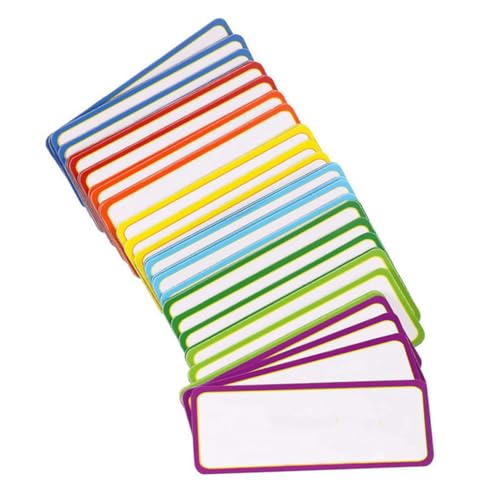 GRADENEVE Wiederverwendbare Magnetische Trocken Abwischbare Etiketten 81 Stück Namensschild-tags Beschreibbare Magnete Für Schulfächer Kühlschrank-memo GRADENEVE Wiederverwendbare Magnetische Trocken Abwischbare Etiketten 81 Stück Namensschild-tags Beschreibbare Magnete Für Schulfächer Kühlschrank-memo von GRADENEVE