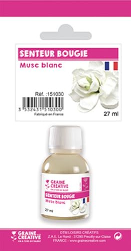 Graine Créative Kerzenduft - weißer Moschusduft - 27 ml von GRAINE CREATIVE