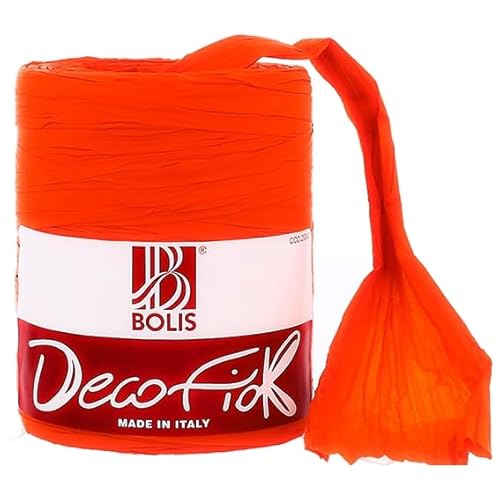 Decofiok Band Orange – Ideal für Schleifen und Geschenkverpackungen | Breite 10 cm | flüssigkeitsbeständig | Perfekt für Hochzeitsdekoration und Basteln von GRAN VELADA