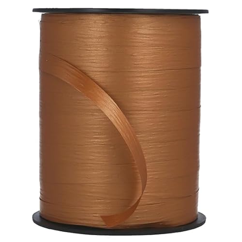 Dekoratives Kupferband, matt, 1 cm, ideal für Geschenkschleifen und Basteln, wasserdicht, Kunstpapier von GRAN VELADA