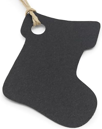 Etiketten aus Karton, Weihnachtsstiefel, 6 Stück, zum Dekorieren und Personalisieren von Geschenken, einzigartiges Design von GRAN VELADA