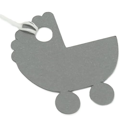 Etiketten für Kinderwagen für Geschenke, 0 Stück, personalisierte Dekoration für Taufe und Geburt, Maße 4,5 x 4,5 cm von GRAN VELADA