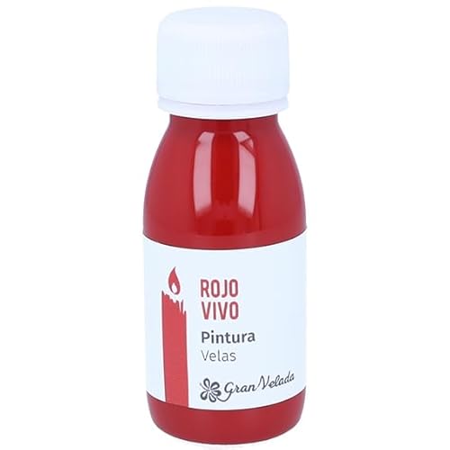 Flüssige Kerzenfarbe, leuchtend rot, schnell trocknend, ideal zum Dekorieren von Fans, zum Erstellen individueller Kerzen zu Hause. Holen Sie es sich jetzt, 250 ml Flüssige Kerzenfarbe, leuchtend rot, schnell trocknend, ideal zum Dekorieren von Fans, zum Erstellen individueller Kerzen zu Hause. Holen Sie es sich jetzt, 250 ml von GRAN VELADA