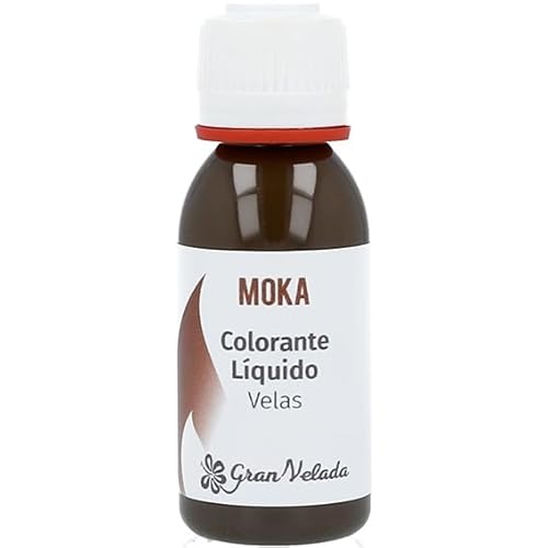 Flüssiger Farbstoff Mokka-Kerzen in Schokoladenbraun, einfach und praktisch zu verwenden, hohe Konzentration, ideal für professionell aussehende Kerzen, 250 ml von GRAN VELADA