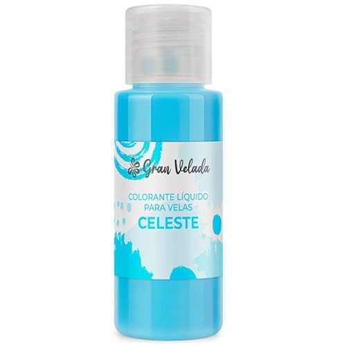 Flüssiger Farbstoff für Kerzen in Hellblau, 30 ml von GRAN VELADA
