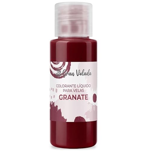 Flüssigfarbstoff Granat für Kerzen, gebrauchsfertig, breites Farbspektrum, leicht zu dispergieren und stabil in Farben, 30 ml Flüssigfarbstoff Granat für Kerzen, gebrauchsfertig, breites Farbspektrum, leicht zu dispergieren und stabil in Farben, 30 ml von GRAN VELADA