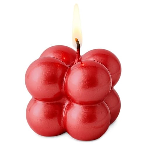 GRAN VELADA Roter Metallic-Lack für Kerzen: Ändert das Aussehen schnell und einfach, schnell trocknend und geruchlos, ideal zum Dekorieren von hellen Kerzen, 500 ml von GRAN VELADA