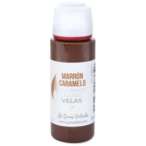 Gran Velada 1691 Flüssiger Kerzenfarbstoff, Bonbonbraun, 50 ml, einfache Färbung für selbstgemachte Kerzen, inklusive ausführlicher Anleitung | 30 ml Gran Velada 1691 Flüssiger Kerzenfarbstoff, Bonbonbraun, 50 ml, einfache Färbung für selbstgemachte Kerzen, inklusive ausführlicher Anleitung | 30 ml von GRAN VELADA