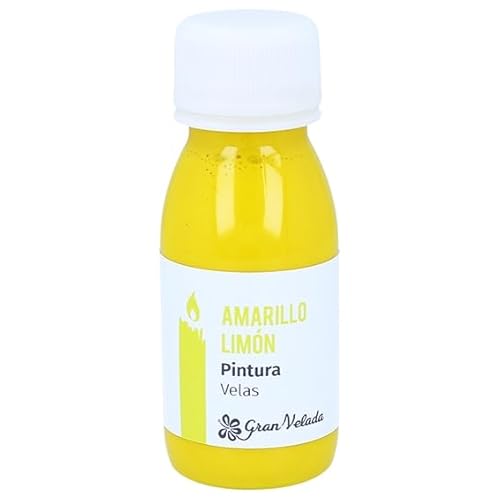 Kerzenfarbe in Zitronengelb – schnelle und elegante Dekoration für Ihre handgefertigten Kreationen – Flüssiges Format für Wachsoberflächen | 250 ml von GRAN VELADA