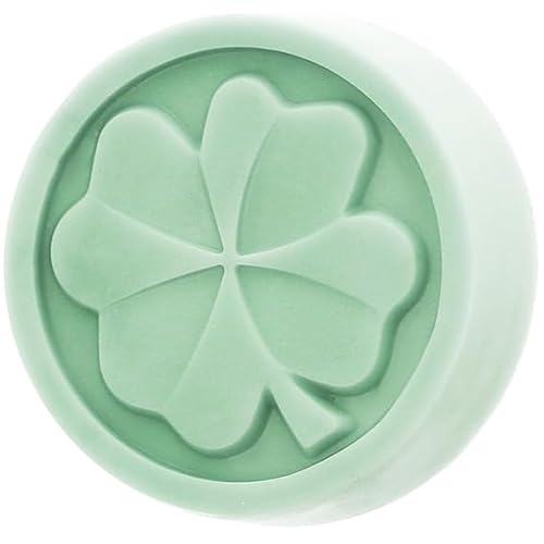Kleeblattform 4 Blätter in einem, 5,5 x 2 cm, für Glücksseifen, hochwertiges Silikon, robust und flexibel, 4er-Pack von GRAN VELADA