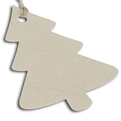 Pappetiketten in Tannenform, Weihnachten, 0 Stück, zum Personalisieren von Geschenken von Weihnachtsmann und Königen erhältlich von GRAN VELADA