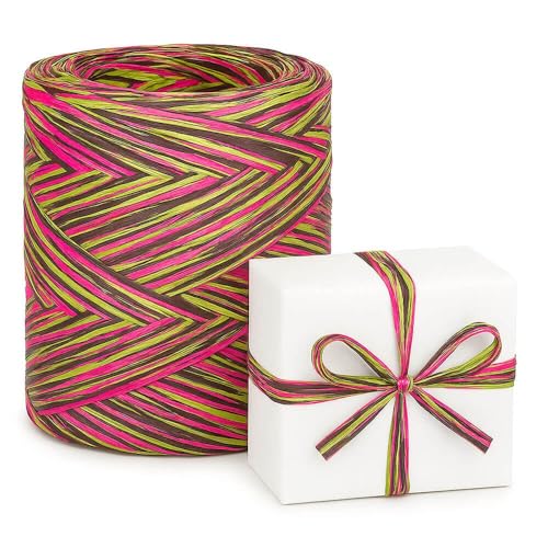 Raffia-Band, dreifarbig, Choco, Fuchsia, Senf, ideal für Geschenke und Event-Dekoration, Rollen mit 10 oder 200 Metern erhältlich. Raffia-Band, dreifarbig, Choco, Fuchsia, Senf, ideal für Geschenke und Event-Dekoration, Rollen mit 10 oder 200 Metern erhältlich. von GRAN VELADA