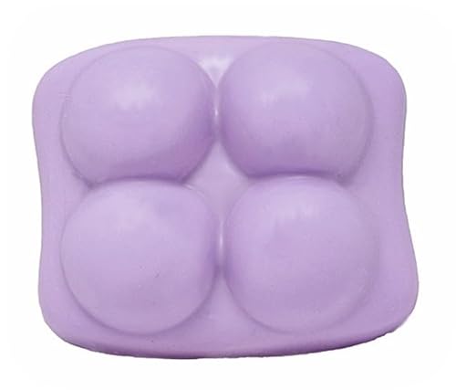 Rechteckige Seifenform mit Massagekugeln | Robustes und flexibles Silikon | 5,9 x 6,9 x 2,6 cm | einfach zu bedienen | solide Kosmetik mit Stil von GRAN VELADA