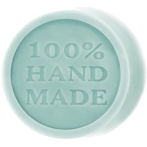 Runde Form, handgefertigt, 5,5 x 2,2 cm, robust und flexibel, für handgefertigte Seifen, antihaftbeschichtet, einfach zu verwenden mit Glyzerin von GRAN VELADA