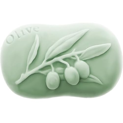 Seifenform aus Silikon in Form eines Olivenbaums, ideal für feste Kosmetik, robust und einfach zu bedienen, Größe 7,5 x 4,7 x 2,5 cm. von GRAN VELADA